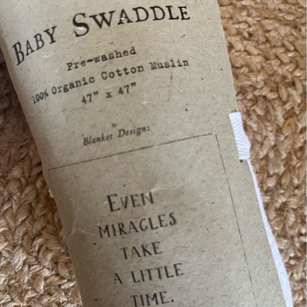 Sugarboo&Co 100% Organic Cotton Muslin Swaddle